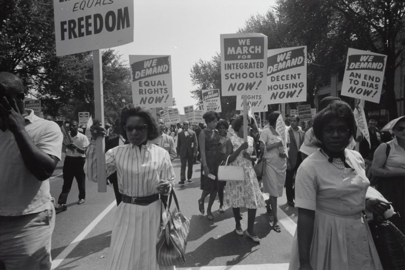 Vertical Integration - Civil rights march on Washington, D.C